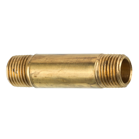AGS Brass Long Nipple, 1-1/2 Length, Male (1/8-27 NPT), 1/bag PTF-27B